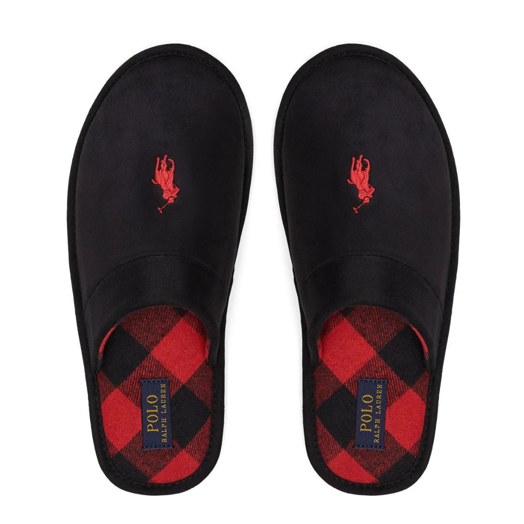 Polo Ralph Lauren Slippers 843924517002-BLKRED - Black / 43