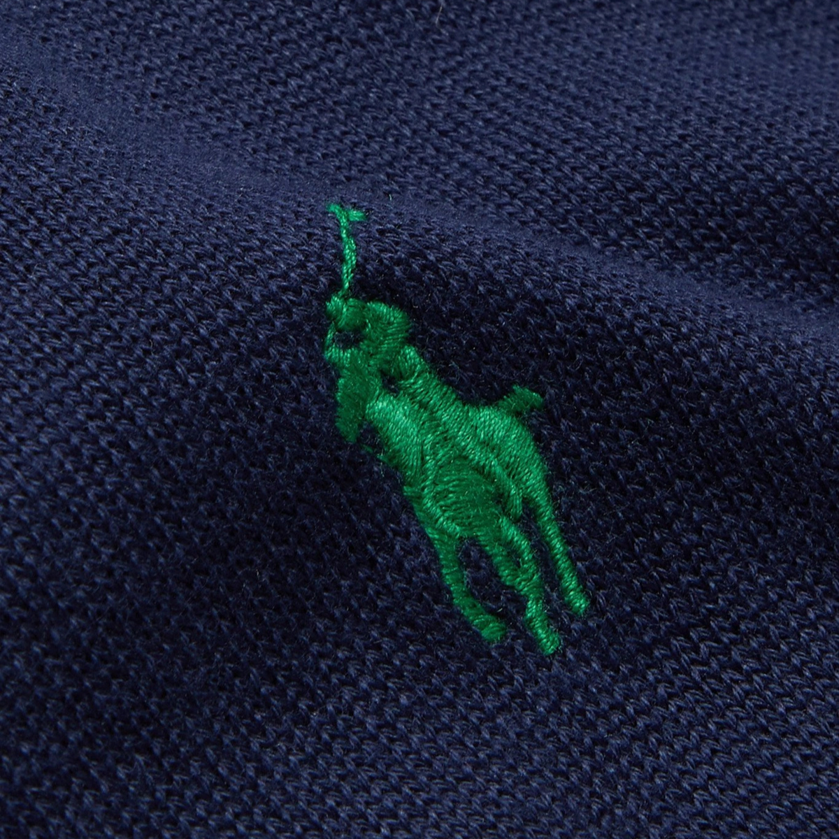 Polo Ralph Lauren Wool Quarter Zip Sweater-NVY