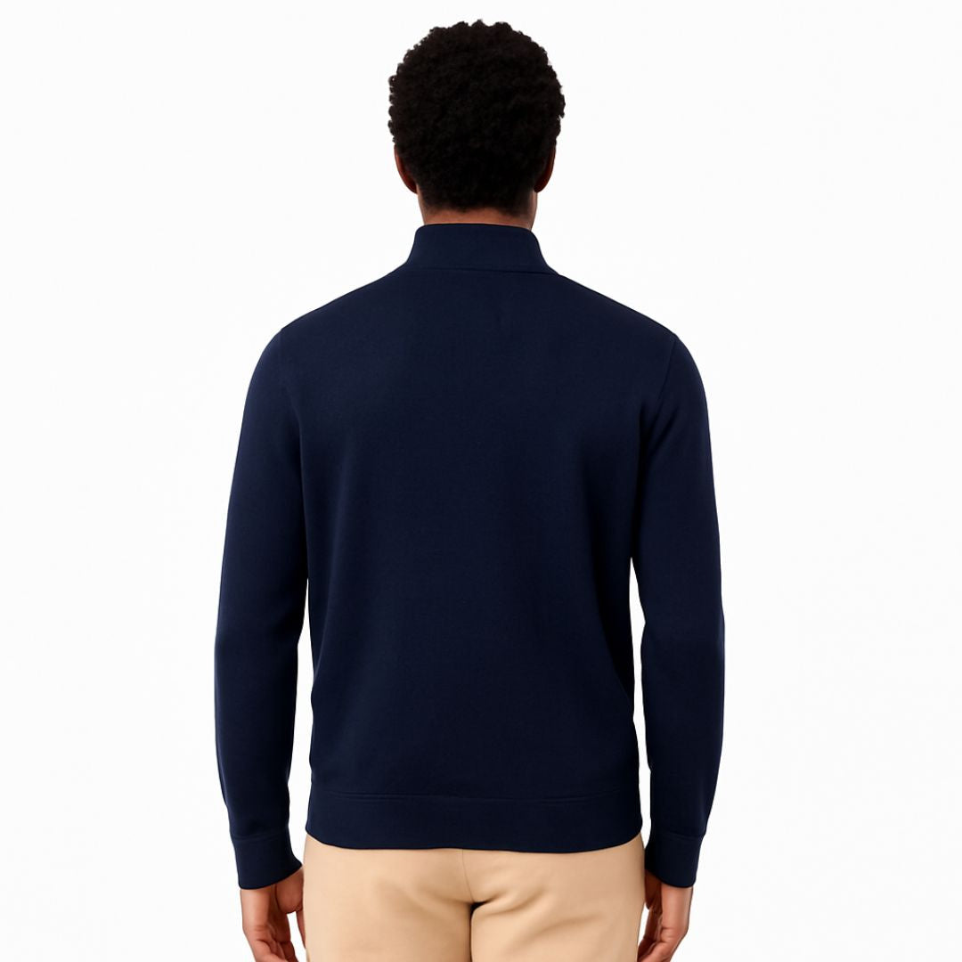 Polo Ralph Lauren Wool Quarter Zip Sweater-NVY