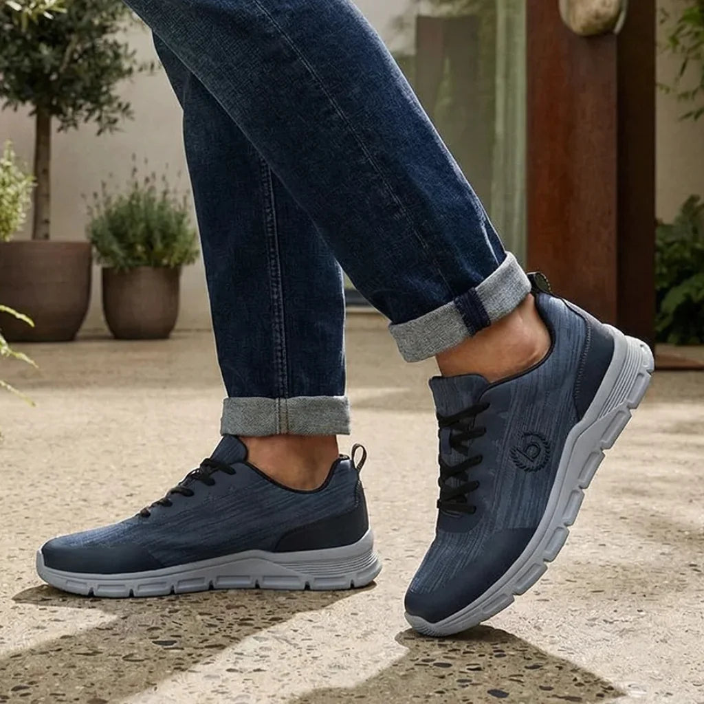 Product Name: Bugatti Men’s Casual Mesh Sneakers – NVY