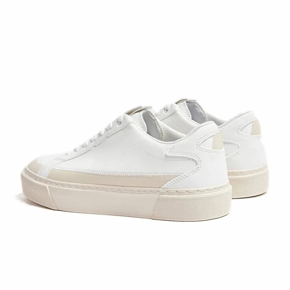 Pull & Bear Basic contrast Sneakers - WHT - Shoes