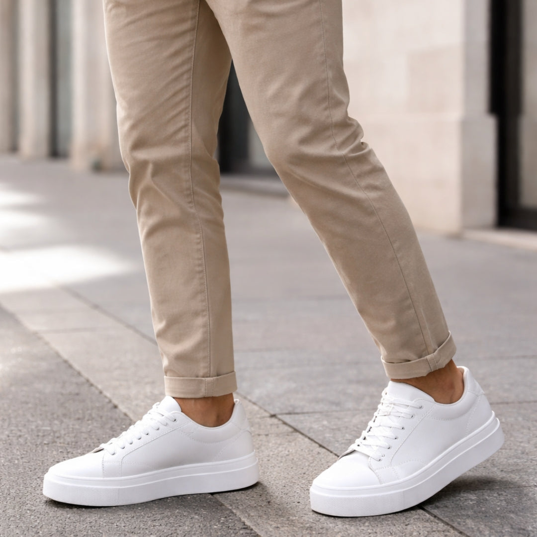 Pull & Bear Chunky Sole Sneakers Men 2204-340-WHT