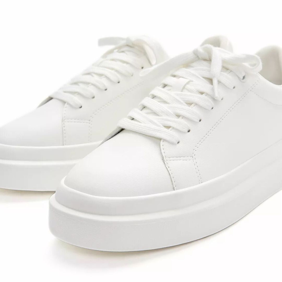 Pull & Bear Chunky Sole Sneakers Men 2204-340-WHT