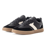 Pull & Bear Contrast Retro Trainers 1312-340- BLK