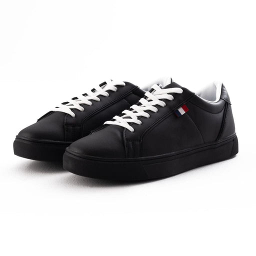 Pull & Bear Flag Lace-up Trainers - BLK - 40 / Black - Shoes