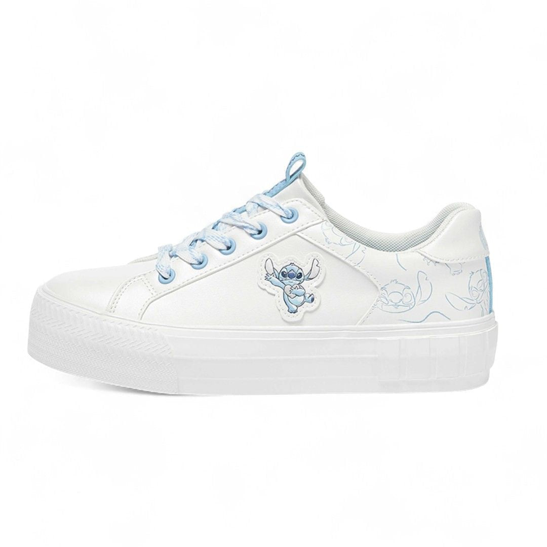 Pull & Bear LILO & STITCH Sneakers Women - WHTBLU
