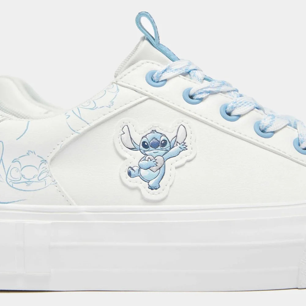 Pull & Bear LILO & STITCH Sneakers Women - WHTBLU