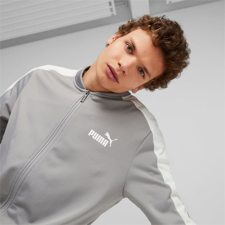 Puma Baseball Style Knitted Tracksuit - GRYBLK