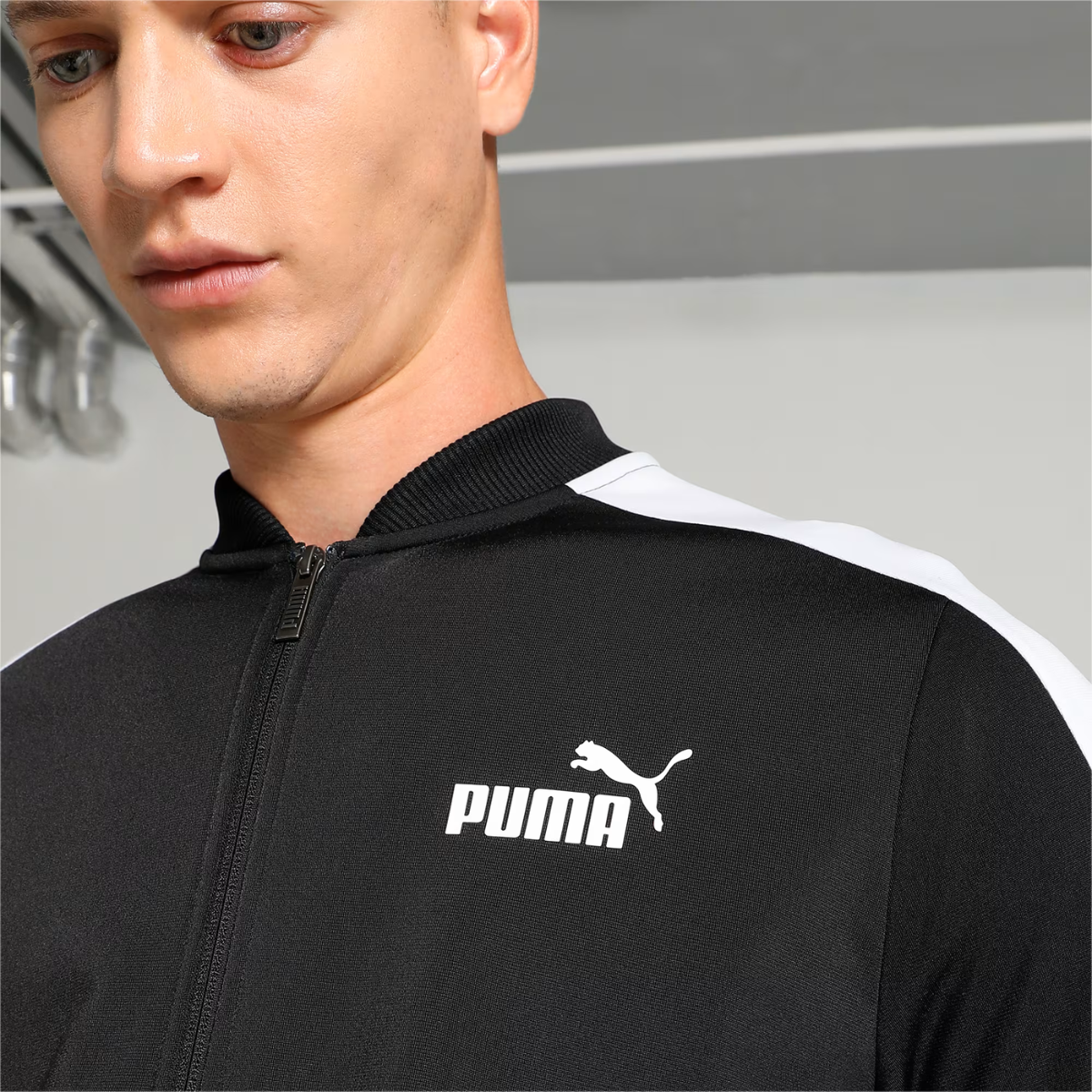 Puma Baseball Tricot Suit - BLKWHT