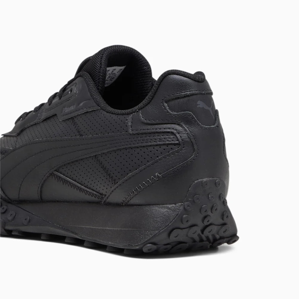 PUMA Blktop Rider Leather Sneakers Men - BLKBLK