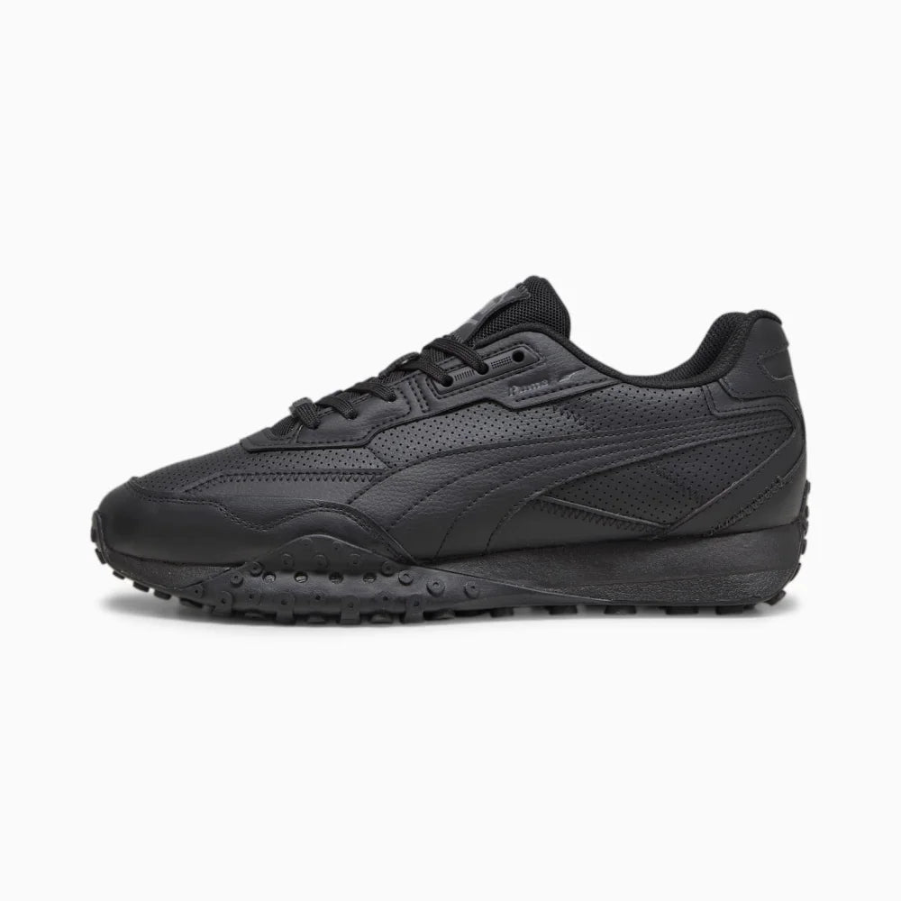 PUMA Blktop Rider Leather Sneakers Men - BLKBLK