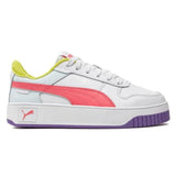 PUMA Carina Street Animal Sneakers Women 38939024-WHTPNK - 36 / White/ Pink