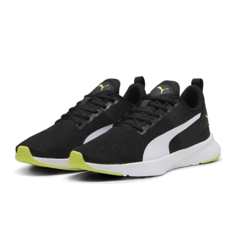 PUMA FLYER Runner Mesh Running Men - BLKWHT2 - Black/ White / Yellow / 40