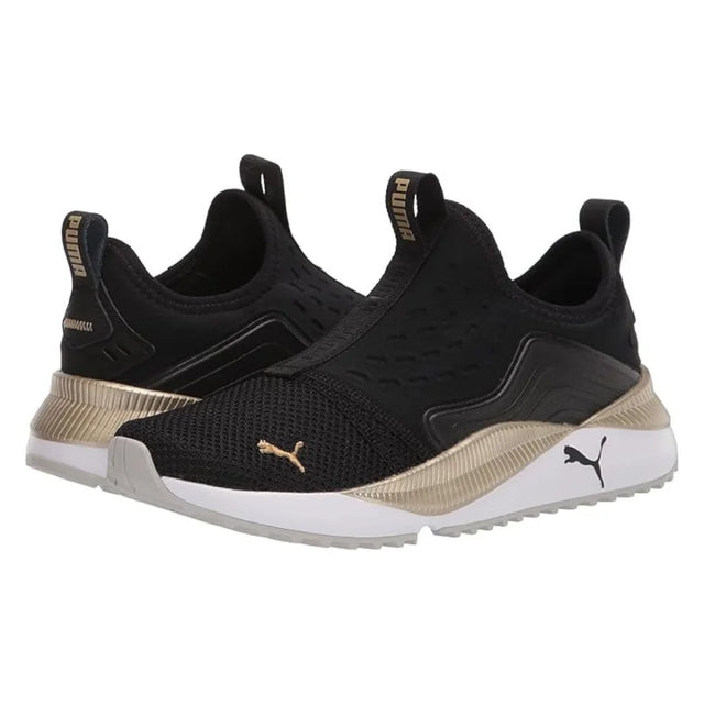 PUMA Pacer Future Slip-On Sneakers Women - BLKGLD - Black/ Gold / 36