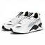 PUMA RS-X Black and White Unisex Sneakers 390039-01- BLKWHT - Black/ White / 40