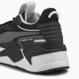 PUMA RS-X Black and White Unisex Sneakers 390039-02- BLKWHT