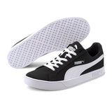 PUMA Smash Vulc Canvas Trainers 374754-02 - 40.5 / Black/ Black