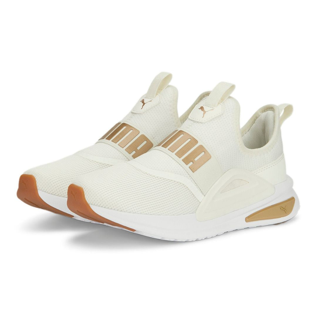PUMA Softride Enzo Evo Slip-On Sneakers Women 379023-10 - Off White / 36
