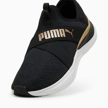 PUMA SOFTRIDE Harmony Slip-On Sneakers Women 37960601-BLKWHT