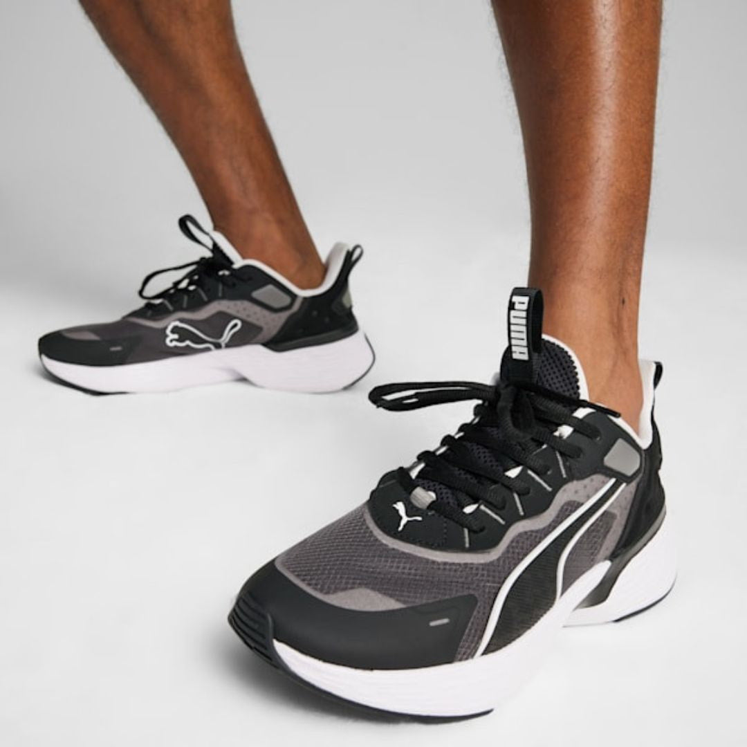 PUMA Softride Sway Running Sneakers Men 379443-01-BLK