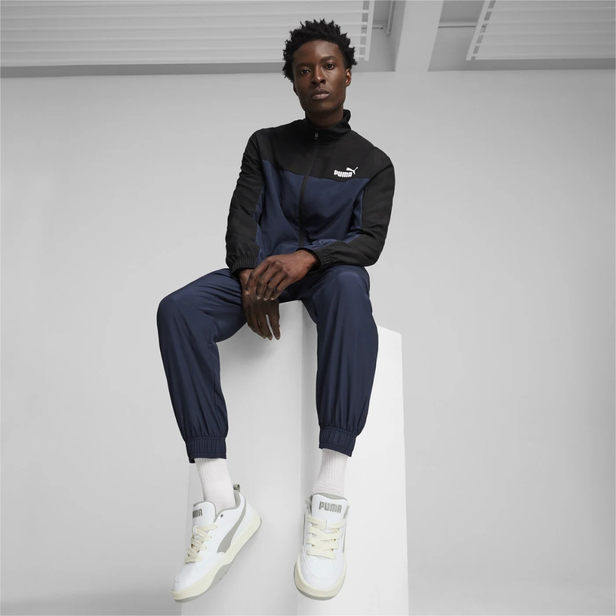 Puma Woven Tracksuit Club 678887-14 - NVYBLK