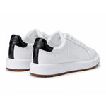 Ralph Lauren AINSLEY Leather Sneakers Women - WHT