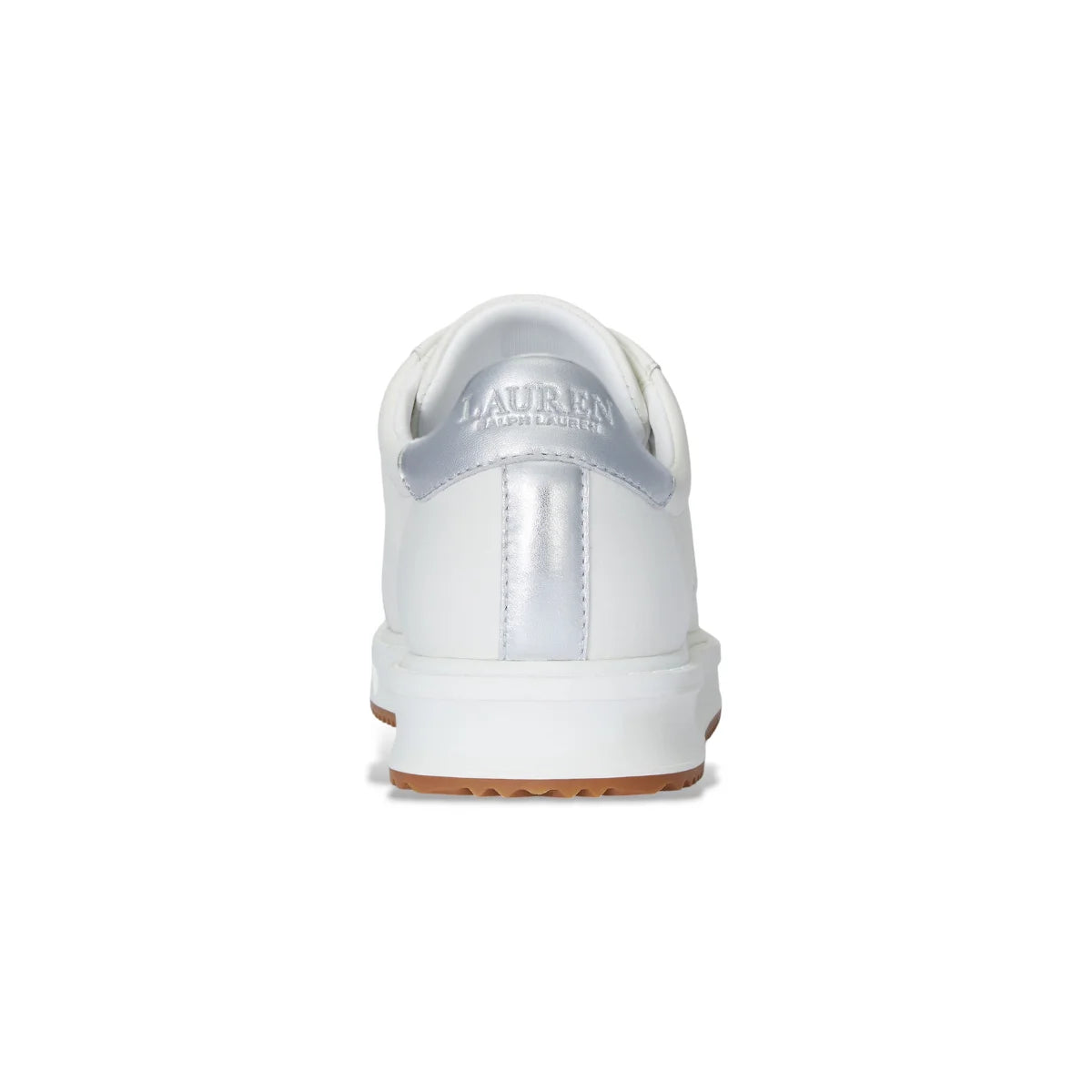 Ralph Lauren AINSLEY Leather Sneakers Women - WHT