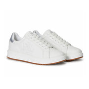 Ralph Lauren AINSLEY Leather Sneakers Women - WHT - White / 35.5