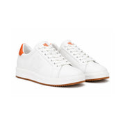 Ralph Lauren Ainsley Leather Sneakers Women - WHT - White / 35.5