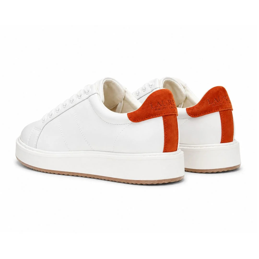 Ralph Lauren Angeline 4 Lr Leather Sneakers Women - WHT