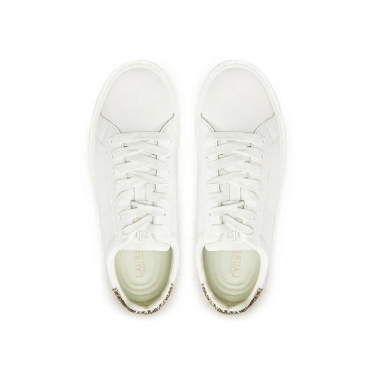 Ralph Lauren Angeline 4 Lr Leather Sneakers Women - WHT