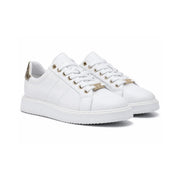 Ralph Lauren Angeline II K Leather Sneakers Women - WHT - White / 35.5