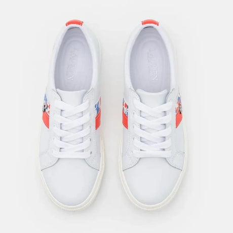 Ralph Lauren Janson Action Leather Sneaker Women - WHTFLW - Shoes