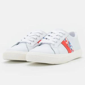 Ralph Lauren Janson Action Leather Sneaker Women - WHTFLW - Shoes