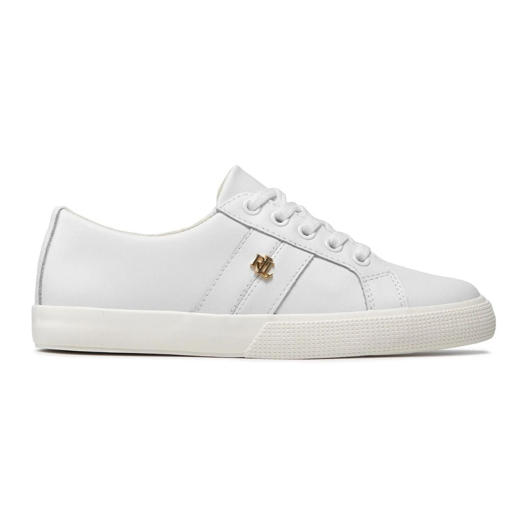 Ralph Lauren Janson II Action leather Women - WHT - Dusty White / 35.5