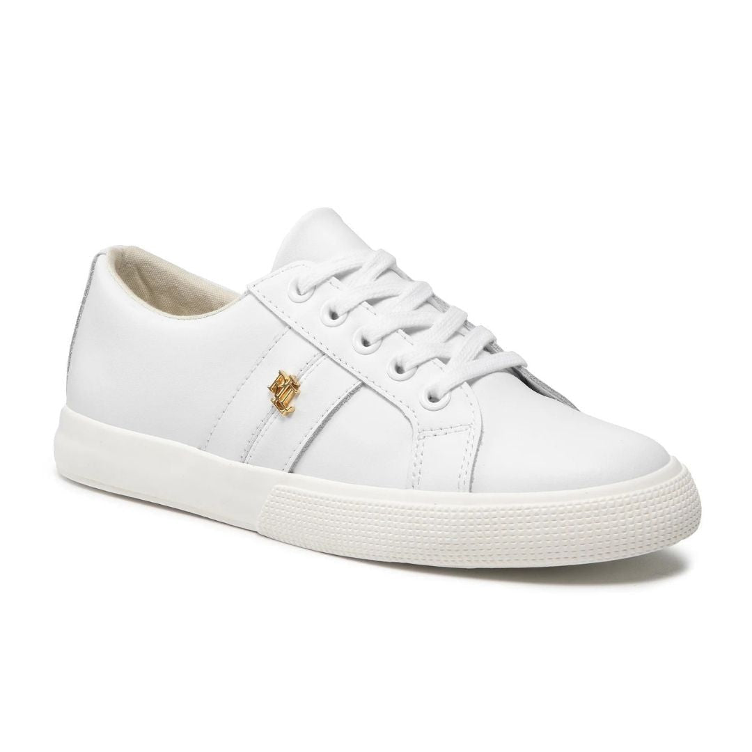 Ralph Lauren Janson II Action leather Women - WHT