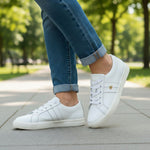 Ralph Lauren Janson II Action leather Women - WHT