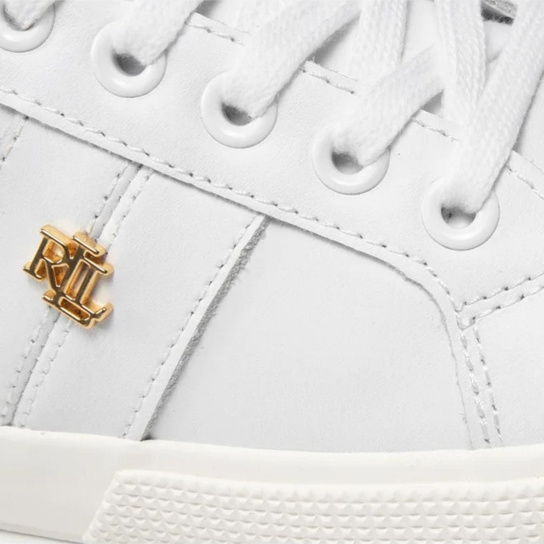 Ralph Lauren Janson II Action leather Women - WHT