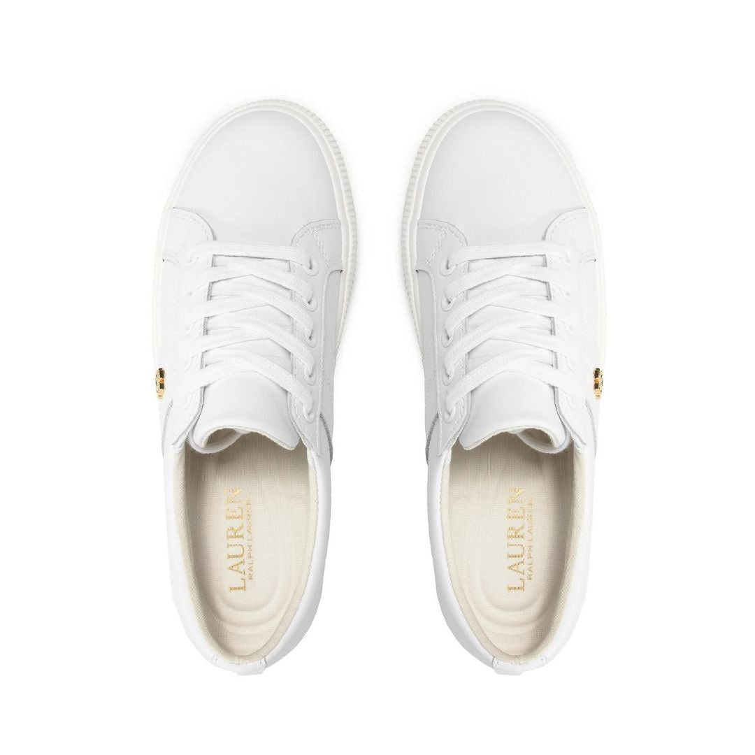 Ralph Lauren Janson II Action leather Women - WHT