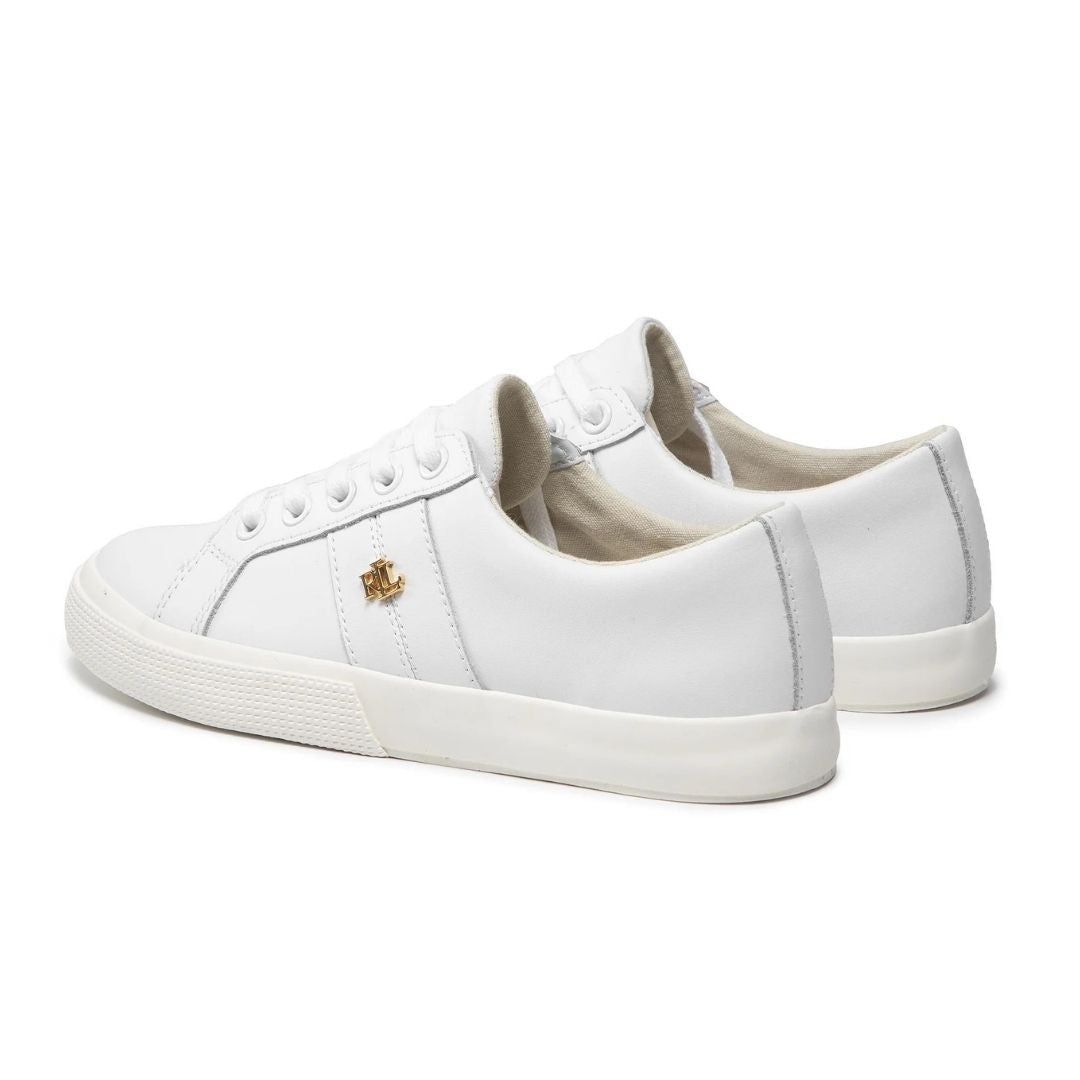 Ralph Lauren Janson II Action leather Women - WHT