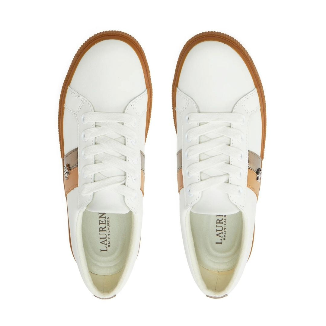 Ralph Lauren Janson II Leather Women - WHTTAN