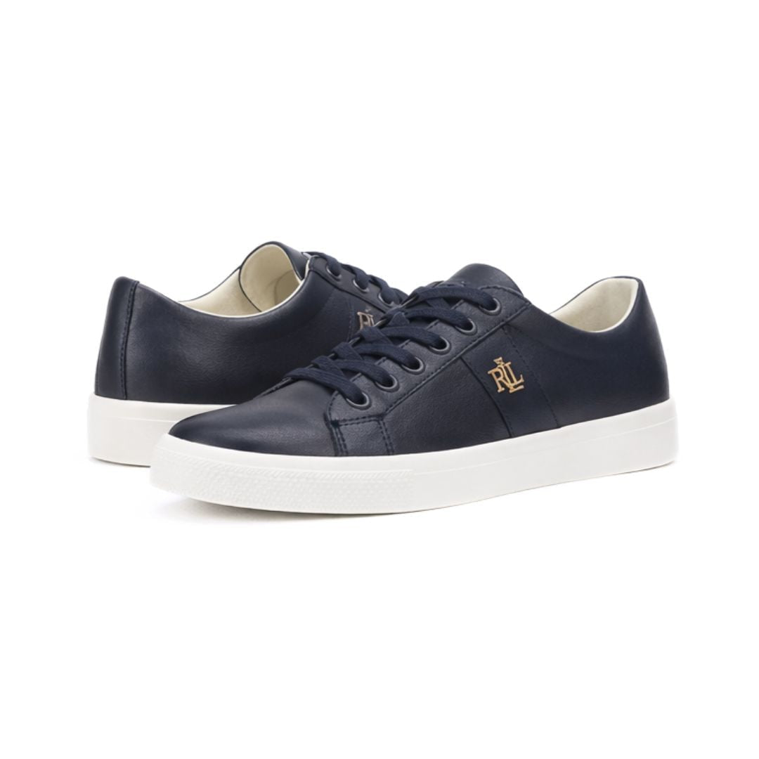 Ralph Lauren Janson II Nappa Leather Trainer Women