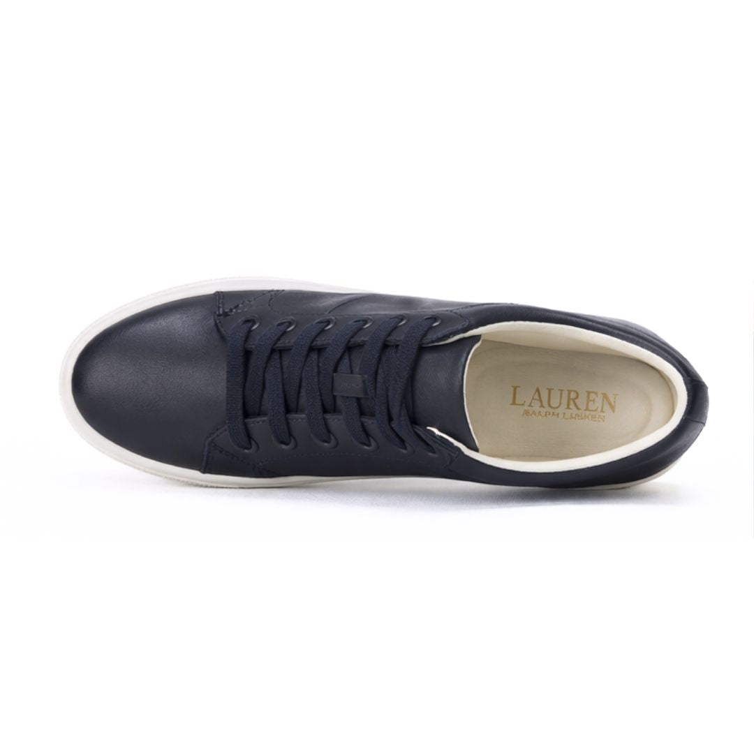 Ralph Lauren Janson II Nappa Leather Trainer Women
