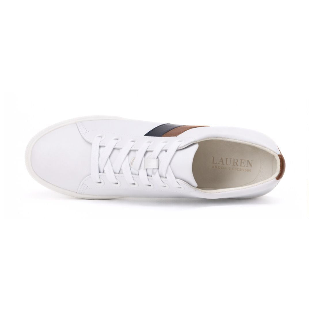 Ralph Lauren Janson II VLC Leather Women - WHTBRN