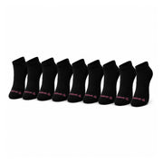 Reebok 10 Pack Low Cut Socks S057- BLK - Black / OS / 10