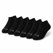 Reebok 6 Pack Low Cut Men Socks - Black / OS / 6