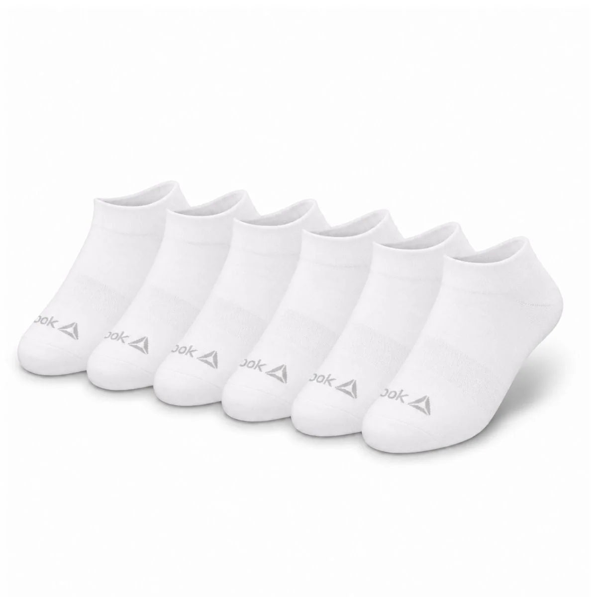 Reebok 6 Pack Low Cut Men Socks S001 - White / OS / 6