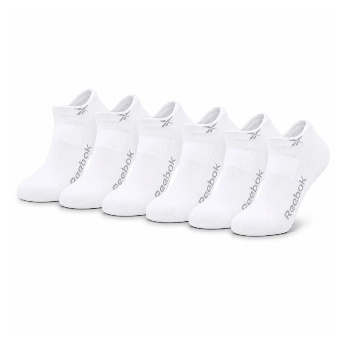 Reebok 6 Pack Low Cut Men Socks S002 - White / OS / 6