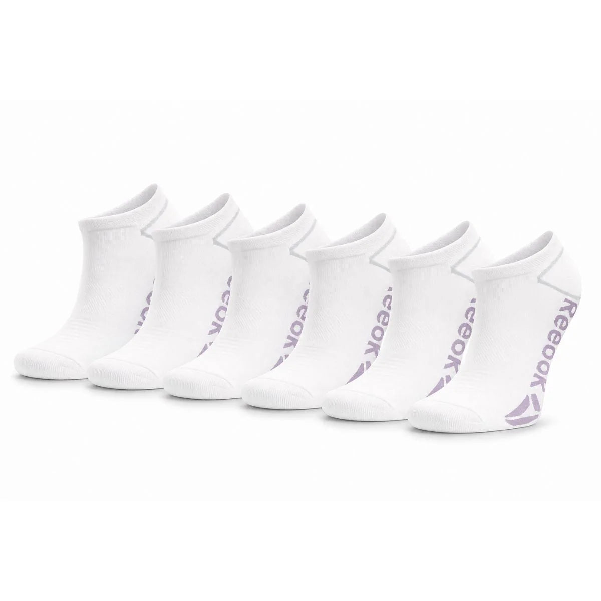 Reebok 6 Pack Low Cut Socks S004 - White / OS / 6