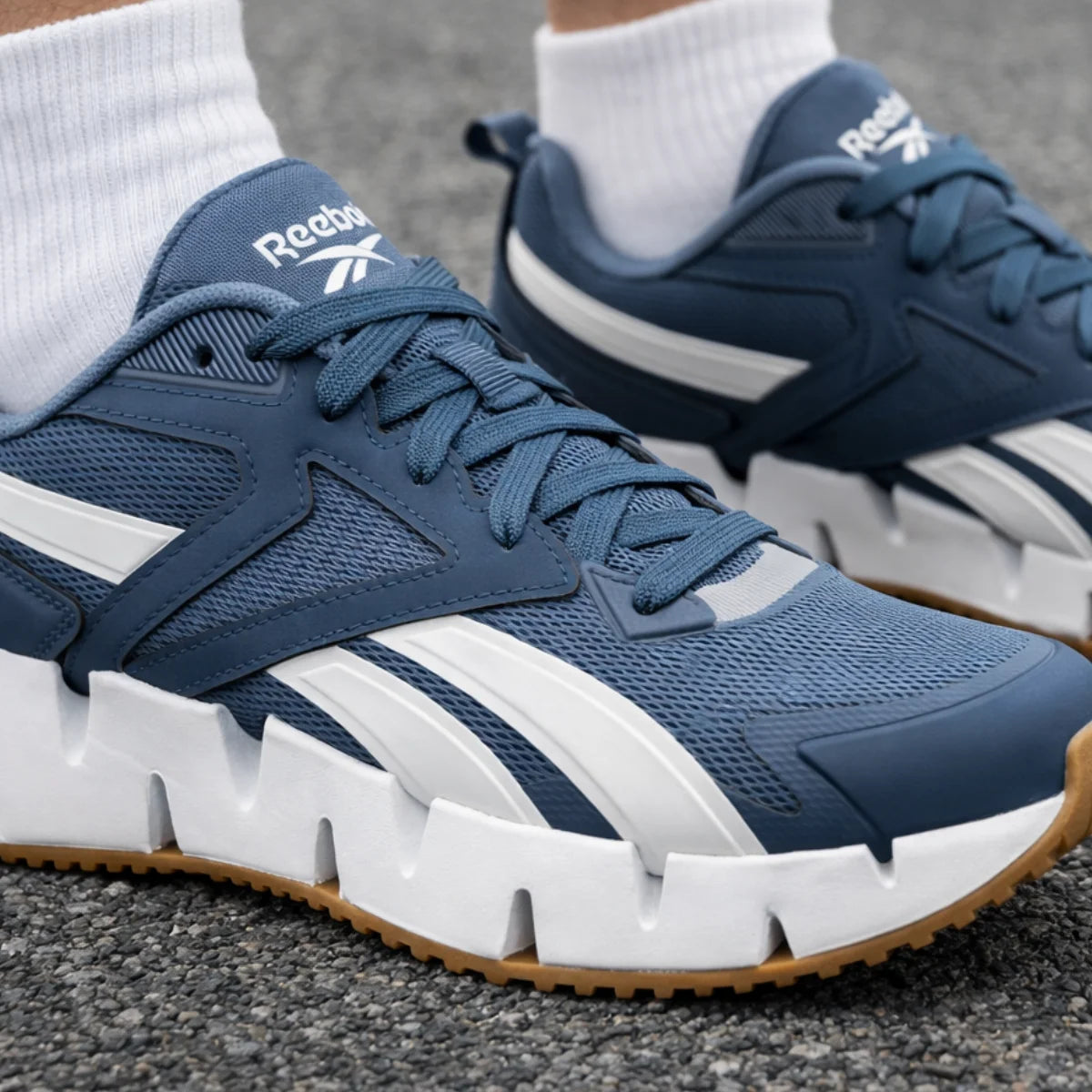 Reebok Zig Dynamica Trainers Men - BLUWHT